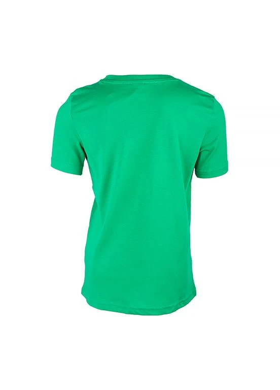 Зеленая футболка classics logo tee Puma