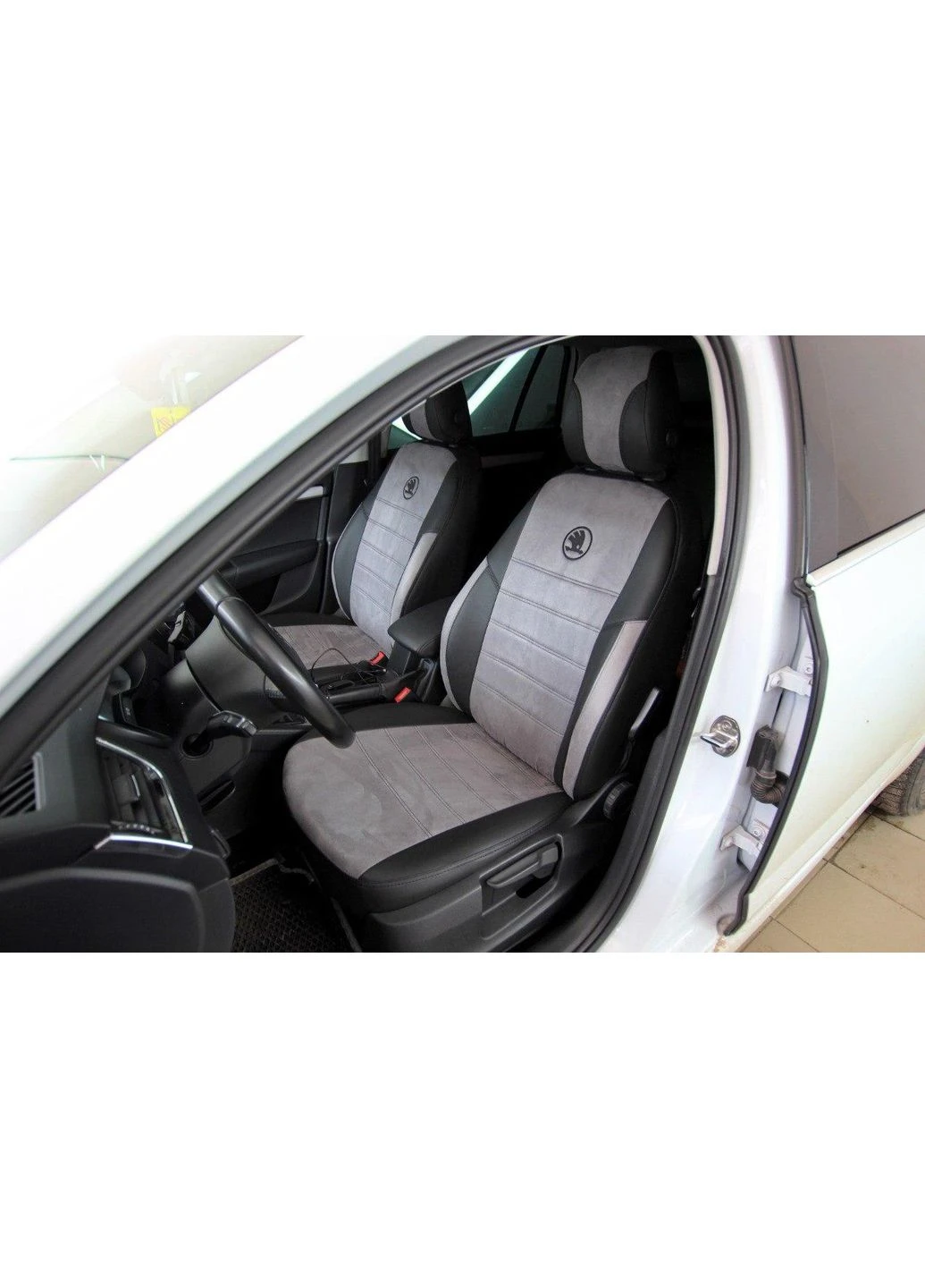 Авточохли Skoda Kamiq 2019+ (Екошкіра+Антара) Чохли в салон EMC-ELEGANT EMC ELEGANT (398175468)
