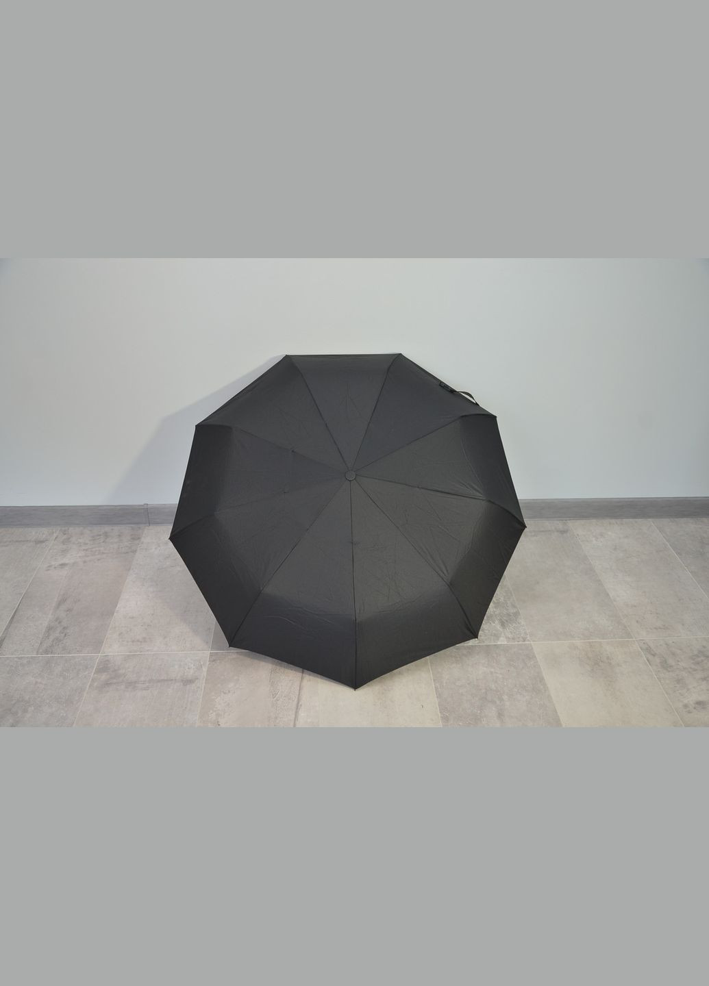 Мужской складной зонт, Черный, Автоматический (8 спиц) No Brand (294337482)