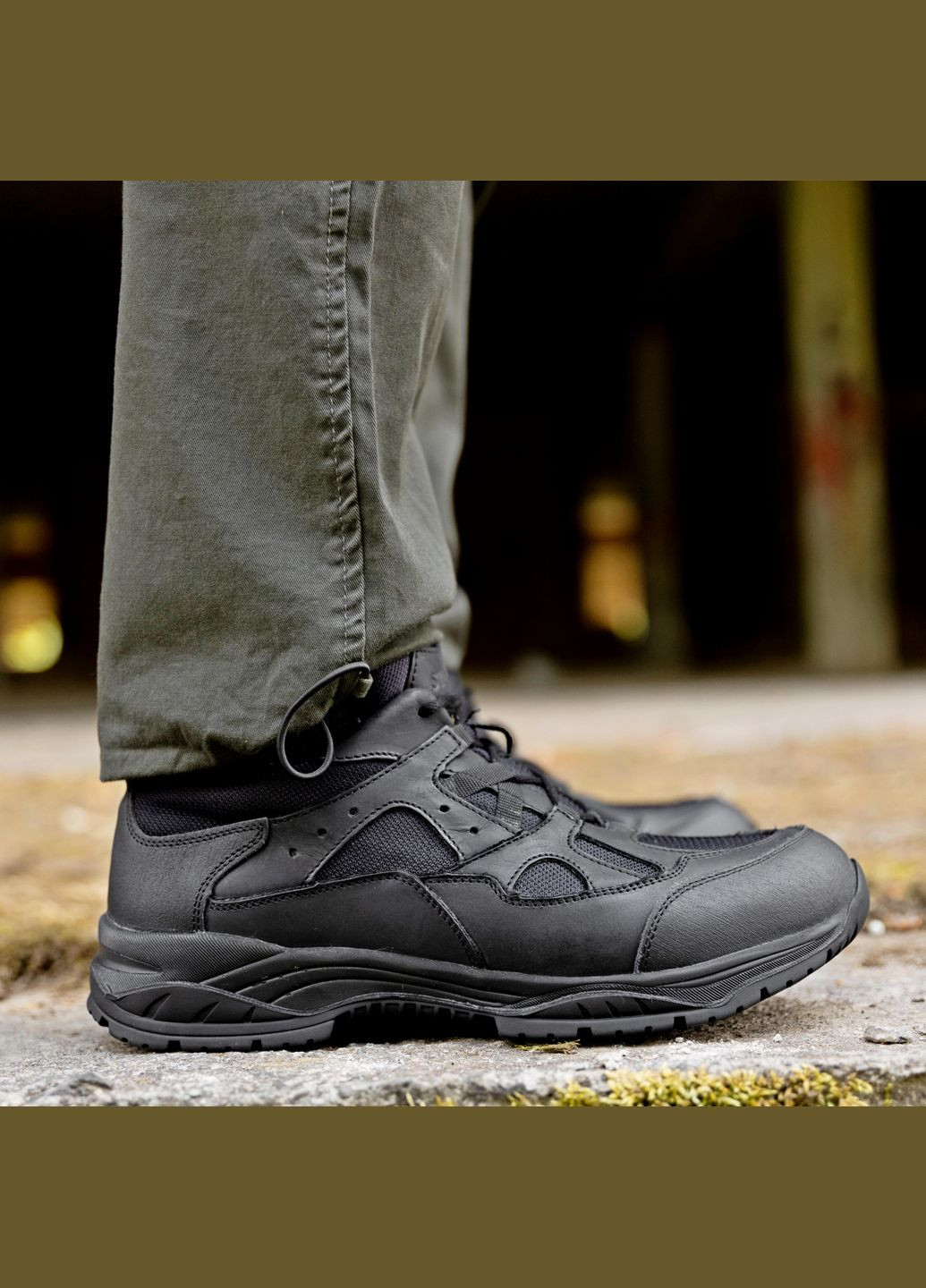 Мужские Тактические Демисезонные Кроссовки. 40-46р Черные. Удобные и долговечные! STDM-1044 No Brand (301148238)