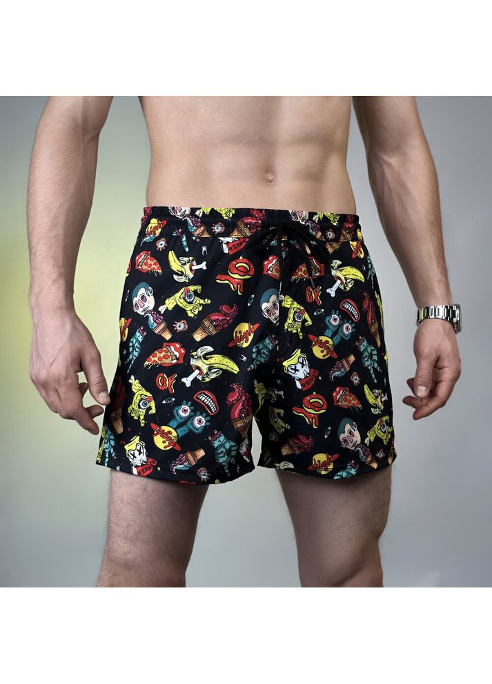 Шорти для плавання Pool day Chortyky Чорний Pobedov (284283288)