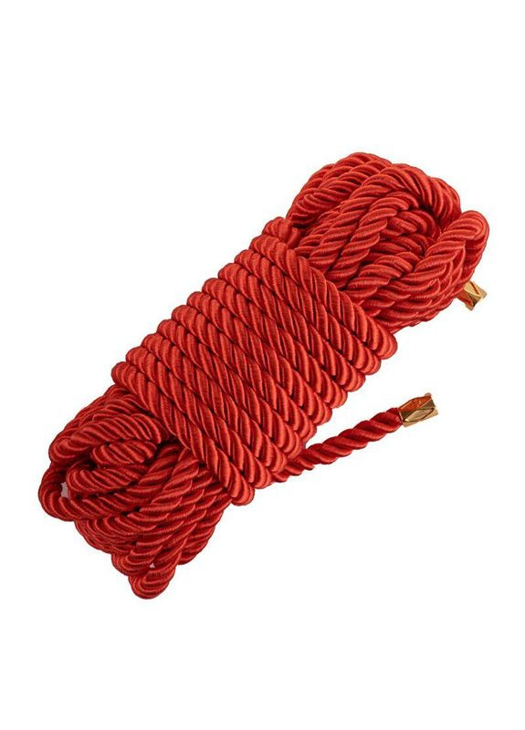 Мотузка для шибарі SEVANDA Shibari Pratice Rope, червона, 8 м, нейлон+бавовна Lockink (304996170)