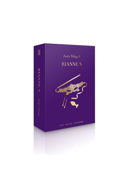 Романтический подарочный набор Ana's Trilogy Set II: пробка 2,7 см, лассо для сосков, маска CherryLove RIANNE S (282850055)