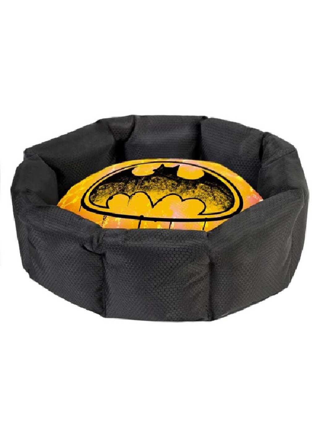 Лежанка для собак із змінною подушкою Relax M Бетмен 1 52×42×19 см WAUDOG (283608592)