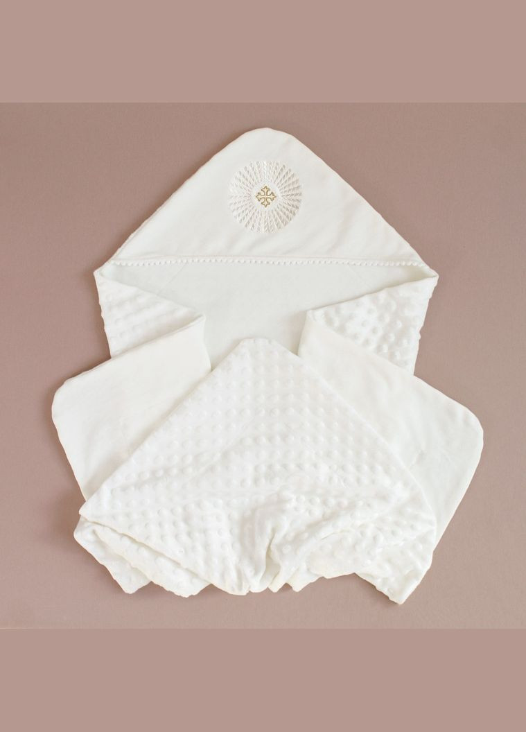 Крестец-пледик с уголком для крещения младенца Ladan (300581501)