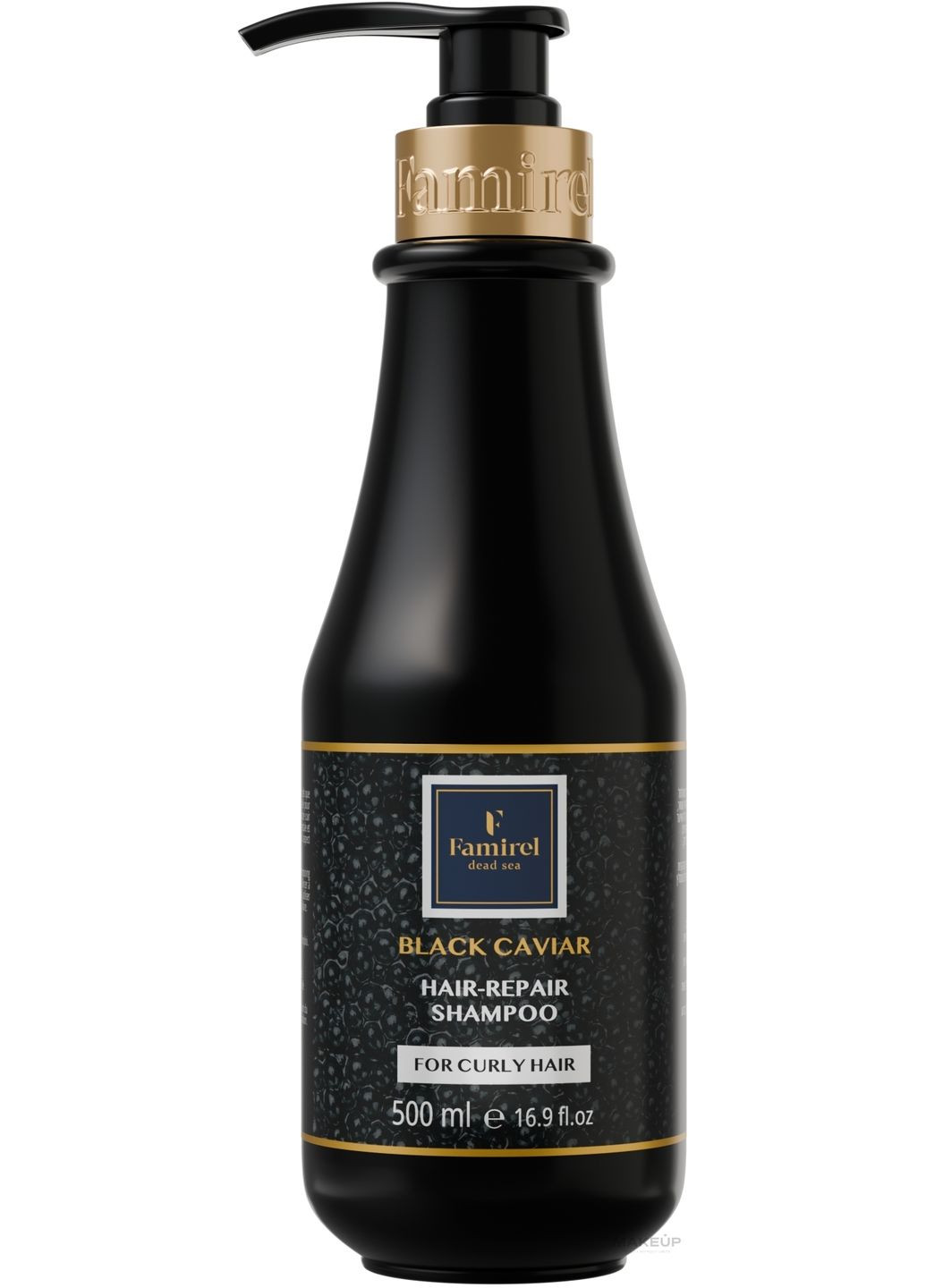 Шампунь для вьющихся волос с экстрактом черной икры Black Caviar Shampoo 500ml (1343748-20527395) Famirel (368612626)