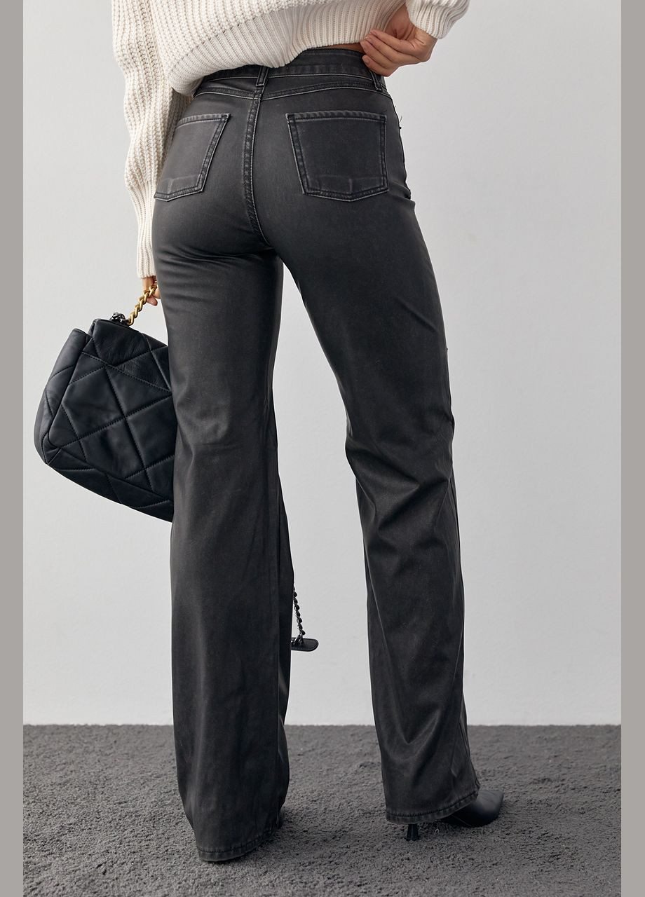 Черные кэжуал демисезонные брюки Lurex
