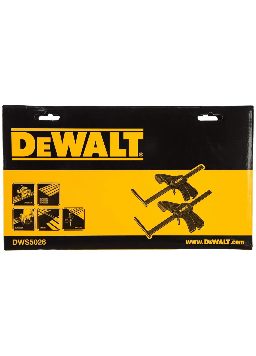 Струбцина для направляючих шин DWS5021/DWS5022/DWS5023, 2 шт (DWS5026) DeWALT (405953085)