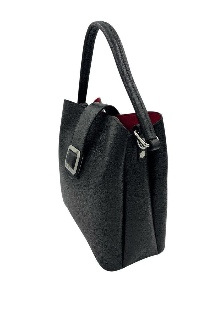 Сумка жіноча шкіряна чорна 2505-45 Karya (369163276)