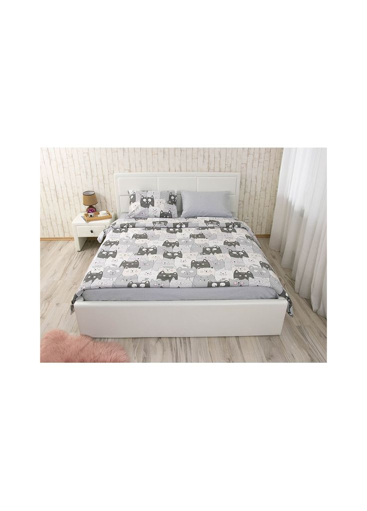 Постільна білизна Grey Cat бязь набивна (m480840) Руно Grey Cat бязь набивна євро (366567350)