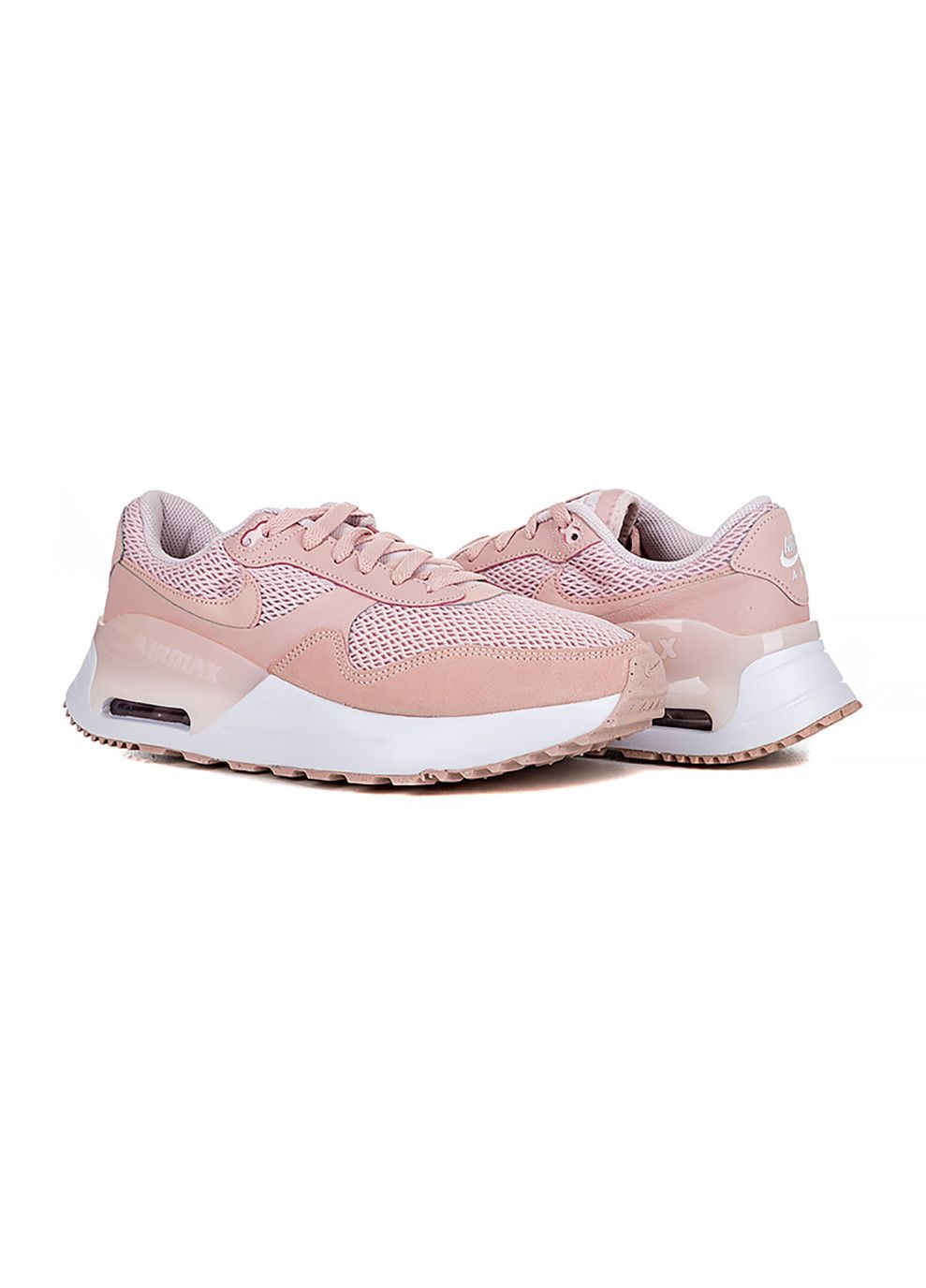Женские Кроссовки AIR MAX SYSTM Розовый Nike розовые демисезоны (333959501)