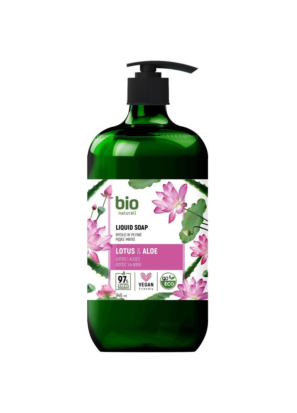 Жидкое мыло Lotus&Aloe Liquid soap with Pump, 946 мл Bio Naturell (367019833)