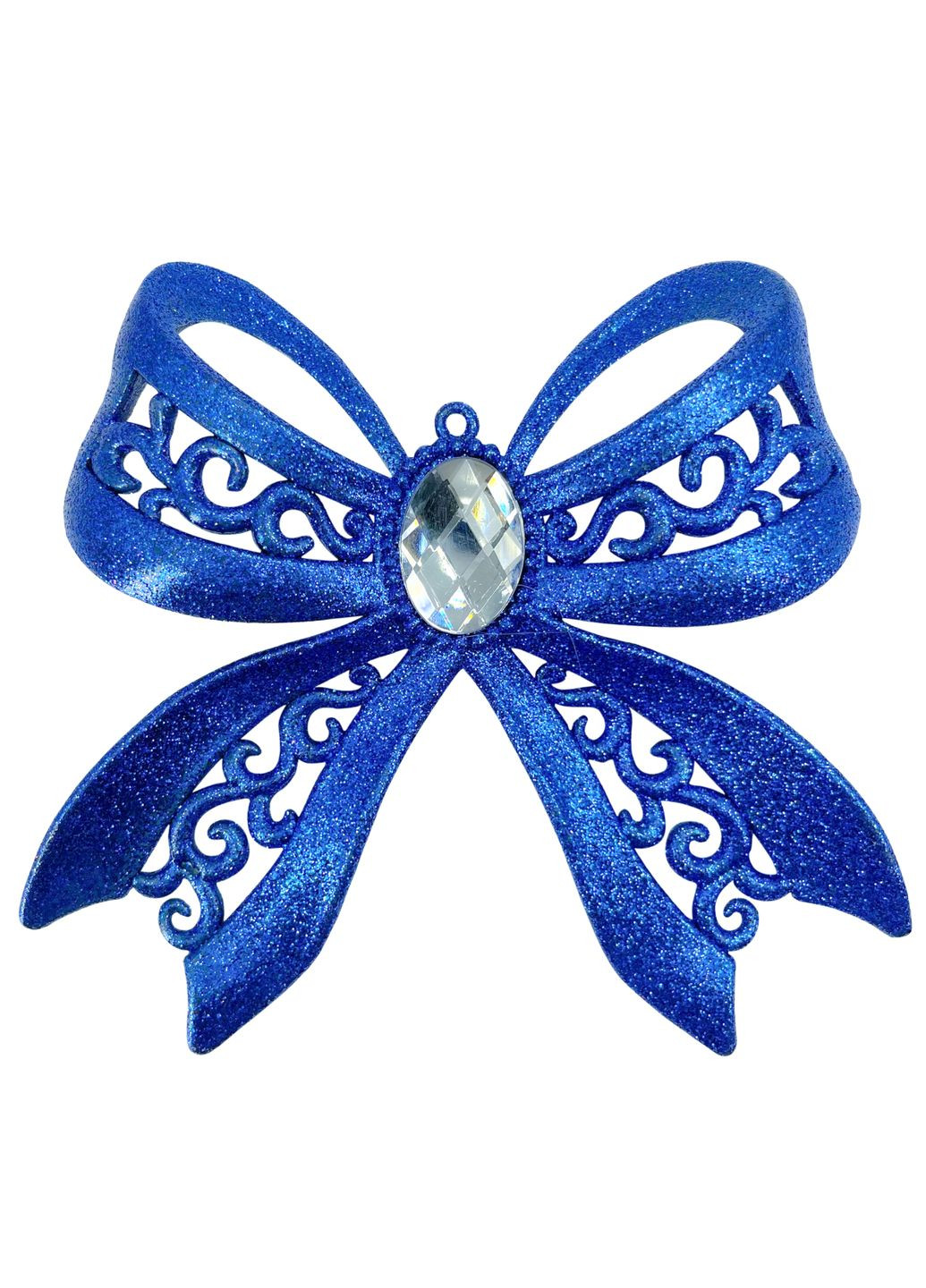 Ялинкова іграшка Бант 12,5х11,5х2 см білий MIS LT (365627858)