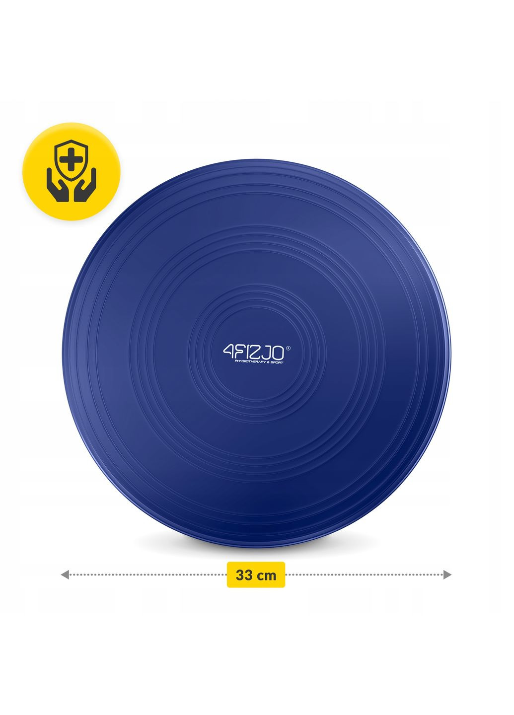 Балансувальна подушка-диск MED+ 33 см сенсомоторна, масажна Blue () 4FIZJO P-5907739312655 (275095815)