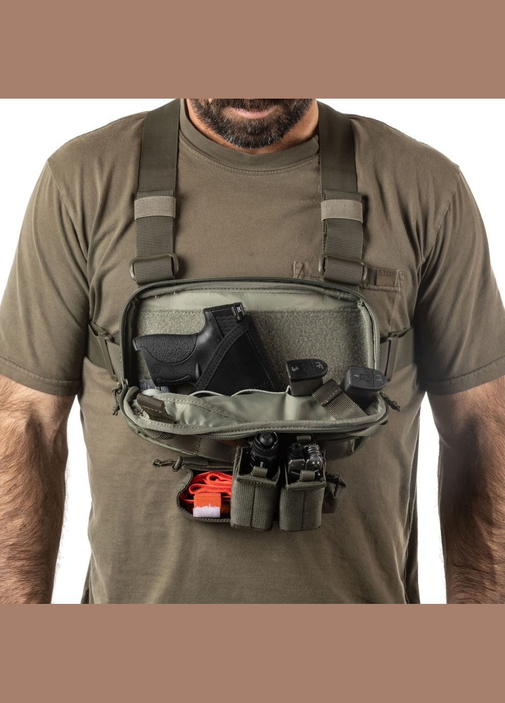 Сумка нагрудна Skyweight Survival Chest PackSage Green (56769ABR-831) 5.11 Tactical (315877320)