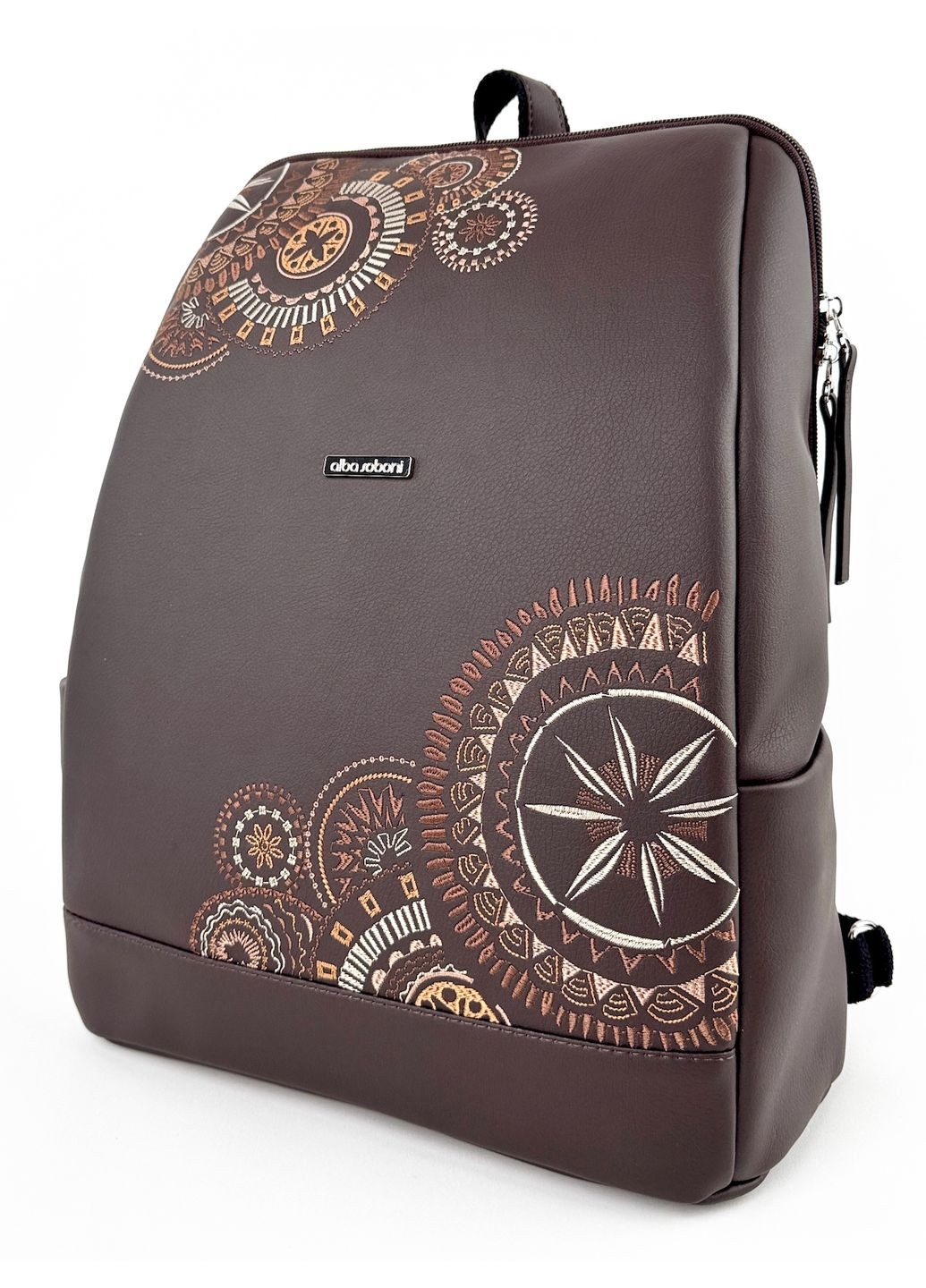 Рюкзак с отделением для ноутбука 15.6 250051 коричневый Alba Soboni (354697816)