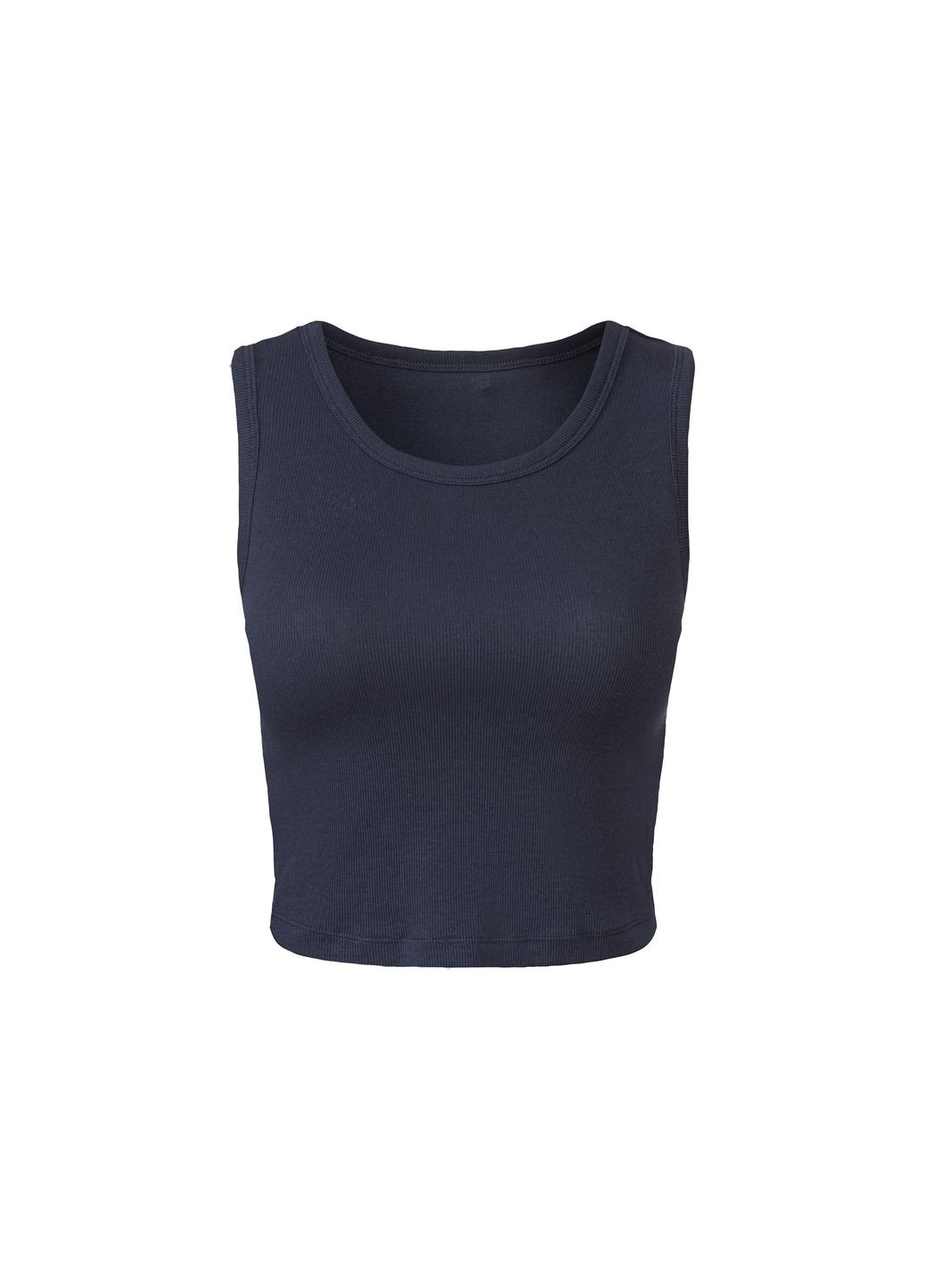 Топ кроп в рубчик набор 2 шт. для женщины LYCRA® 442561 Esmara (315742446)