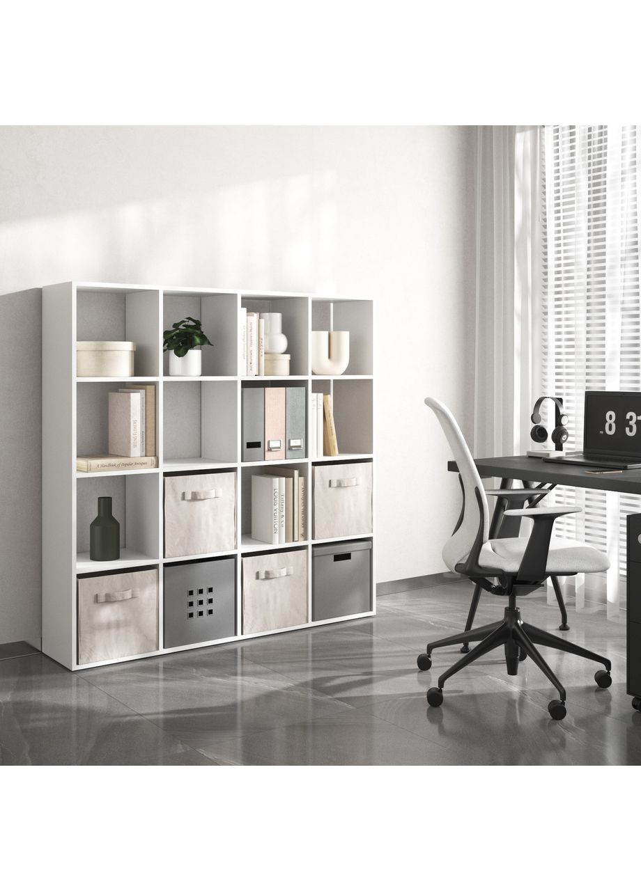 Стеллаж для книг, стеллаж для дома на 16 ячеек M-14 VAYS (373315121)