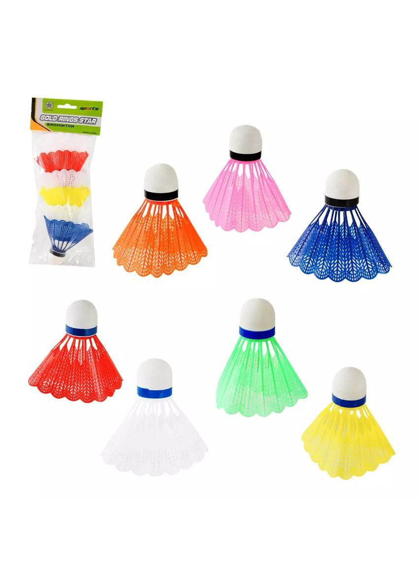 Набор из 6 воланов для бадминтона - надежные и качественные - No Brand BD24190 (371927120)