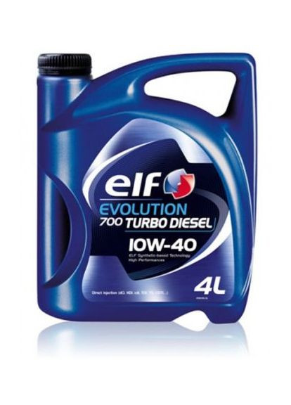 Моторное масло Evolution 700 Turbo Diesel 10W40 4л ELF (303281293)