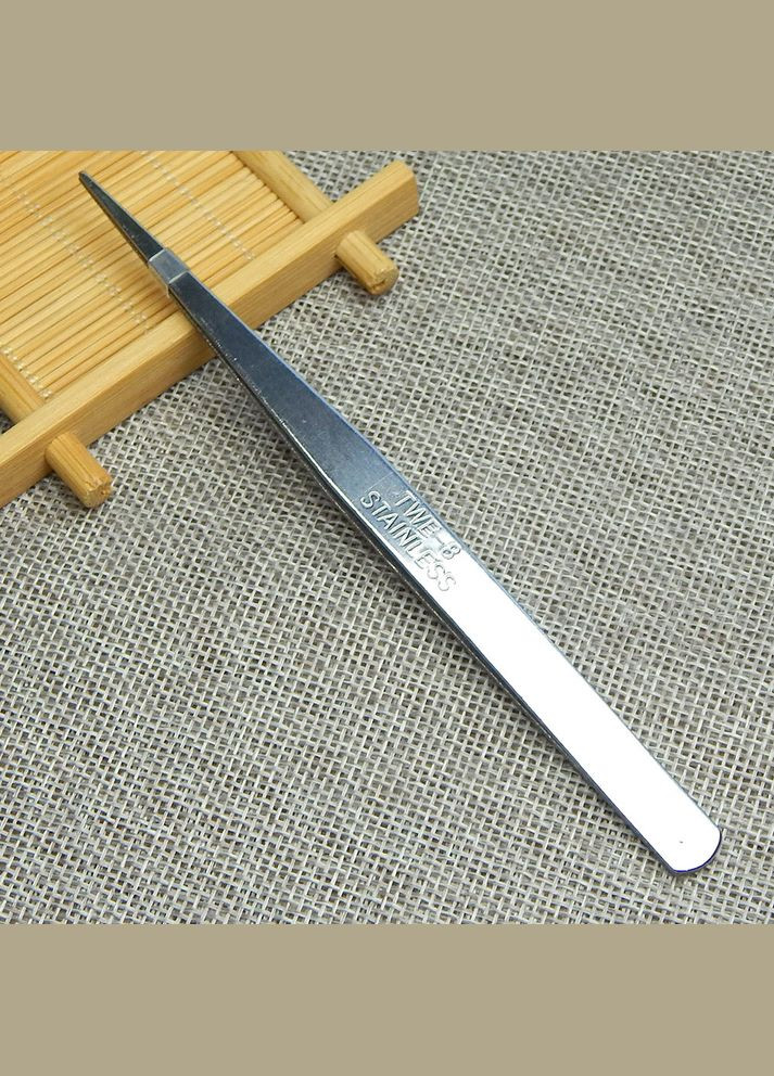 Пінцет для рукоділля прямий, нержавіюча сталь, 15 см No Brand (340485759)