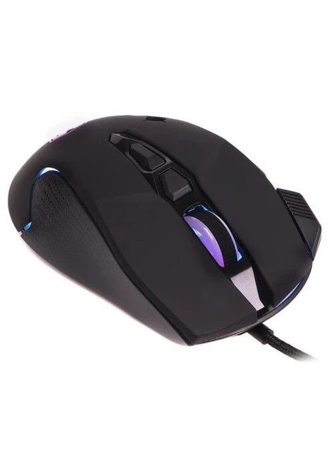 Мышь McG-9B-I825,, USB, оптическая (сенсор Instant A825+D26), 800 - 12 800 dpi, 9 кнопок, RGB подсветка, переключатели Huano, Maxxter (395338947)