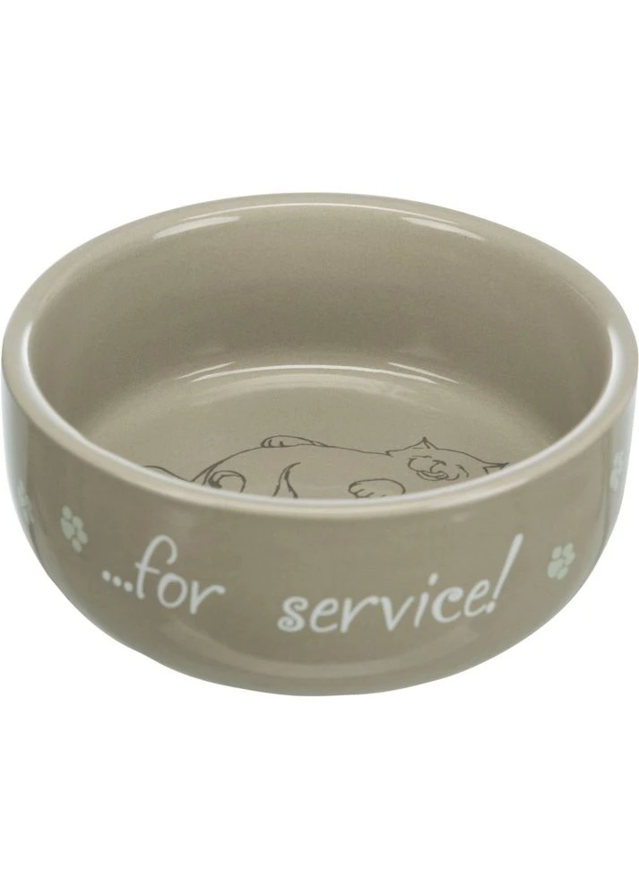 Миска для котів Thanks for Service керамічна 300 мл/11 см Trixie (400102278)