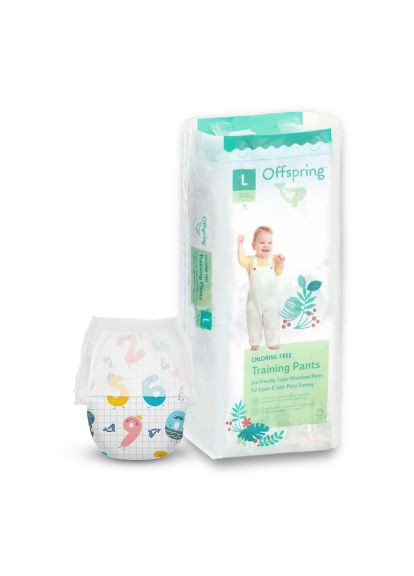 Підгузки (DP-OI-FAP-L36P-FFG) Offspring Трусики Fun Figures розмір L 9-14 кг 36 шт (357435841)