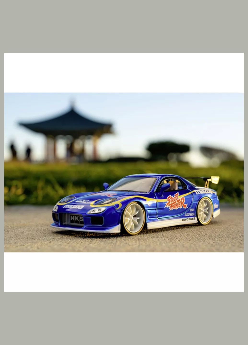 Машинка Уличный боец Mazda RX-7 с фигуркой Чан-ли 1:24 (253255062) Jada (330057585)