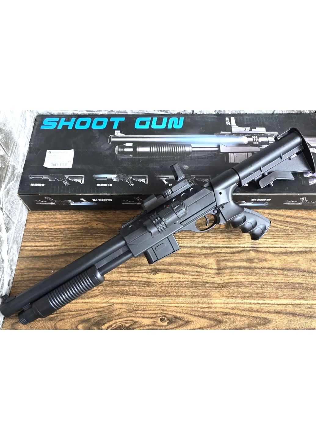 Детская Винтовка Дробовик V0581C-1 прицел и фонарик 6 мм Vigor (360544468)