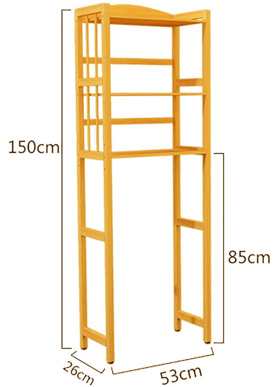 Стеллаж над унитазом из дерева Акаба карри (СУТ-000203) No Brand (328293837)