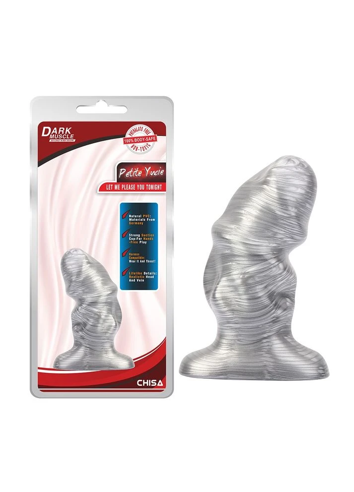 Анальна пробка Dark Muscle Petite Yucie, сріблястий, Chisa (383087786)