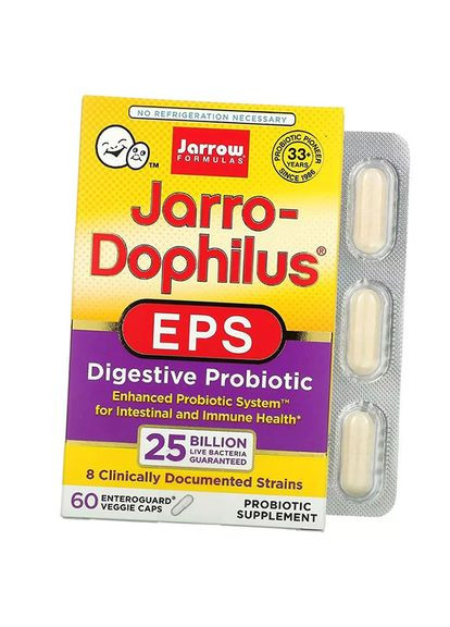 Пробіотик, Jarro-Dophilus EPS 25 Billion, 60вегкапс (69345003) Jarrow Formulas (322727864)