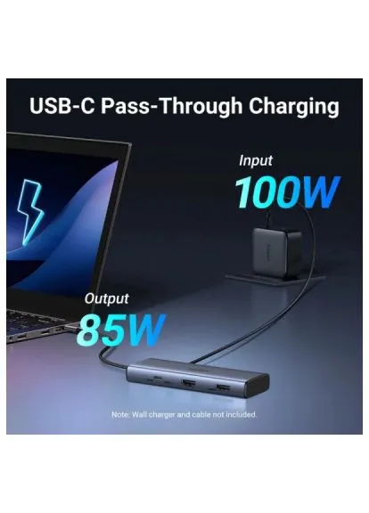 Порт-реплікатор Dock CM498 USB3.2 Type-C ->2xUSB-A 3.2/2xUSB-C 3.2 10Гбіт/с/ 2xHDMI 4K60Гц/PD 100W (45379) Ugreen Dock CM498 USB3.2 Type-C ->2xUSB-A 3.2/2xUSB-C 3.2 (389995662)