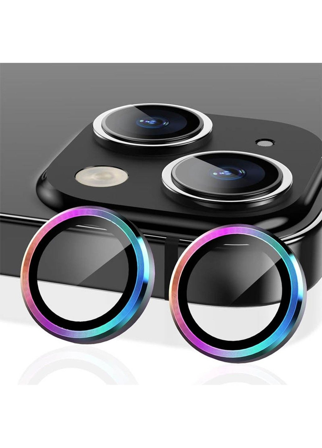 Защитное стекло Metal Classic на камеру (в упак.) для Apple iPhone 13 mini / 13 Epik (292314288)