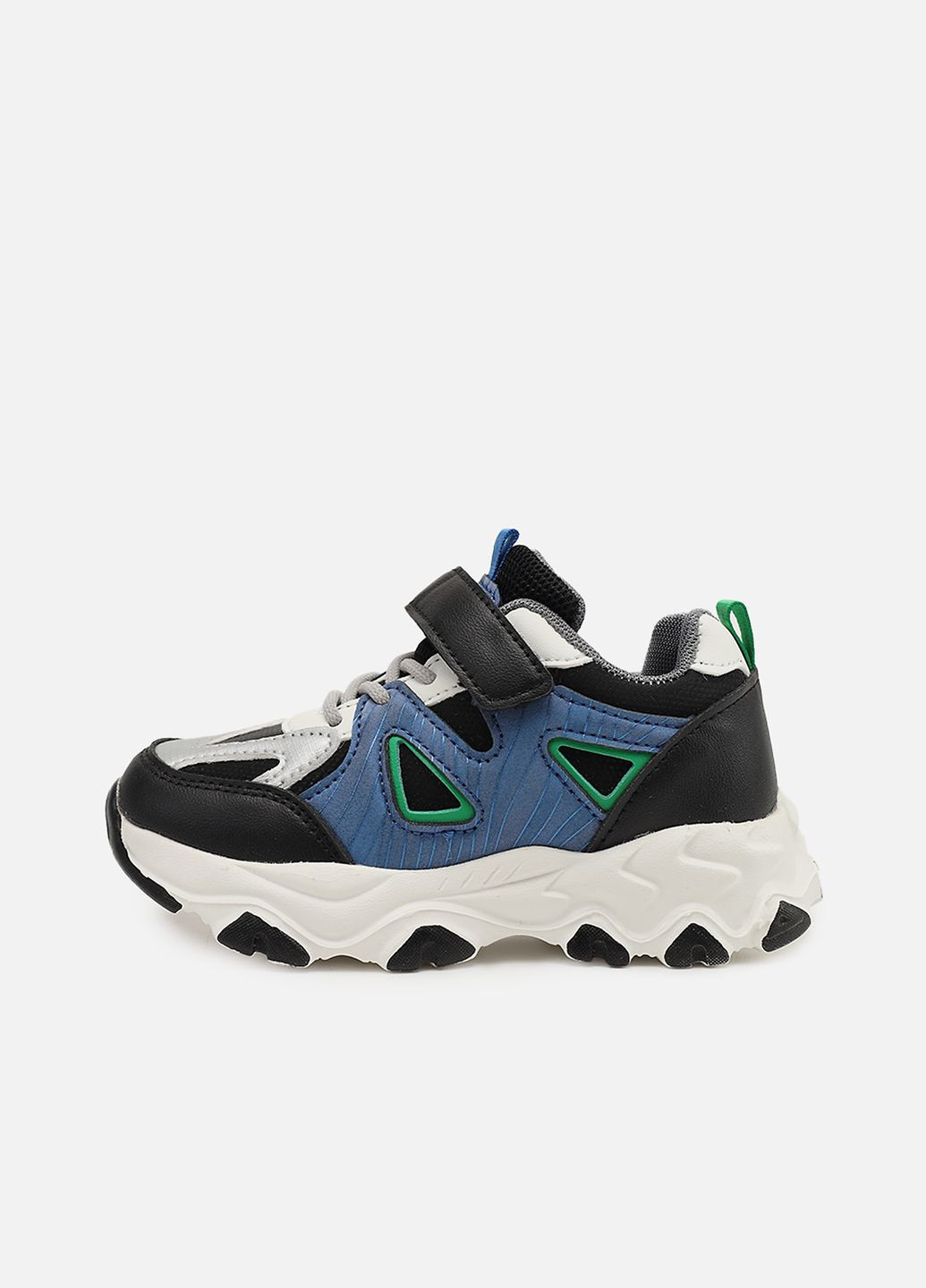 Чорні Осінні кросівки для хлопчика, на пласкій підошві колір чорний цб-00273941 Kimboo