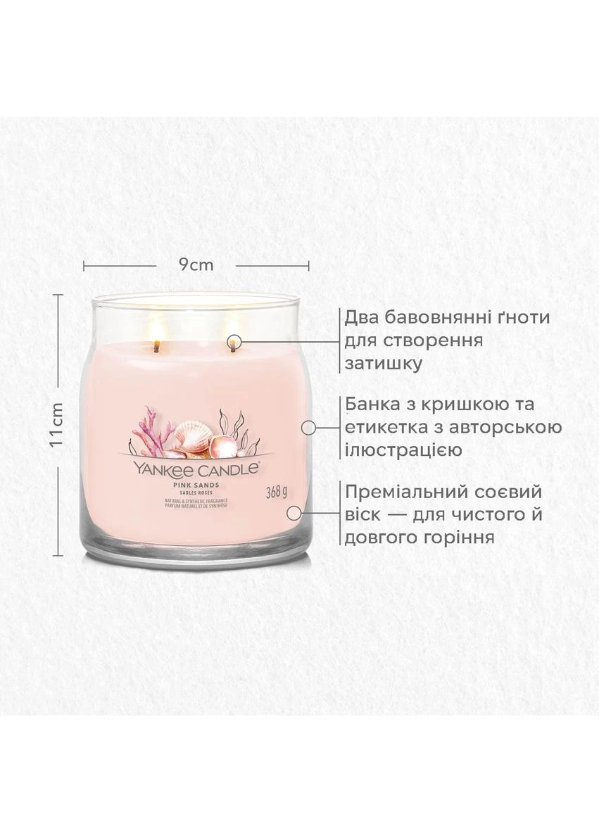 Ароматична свічка Pink Sands Medium Yankee Candle (400787943)