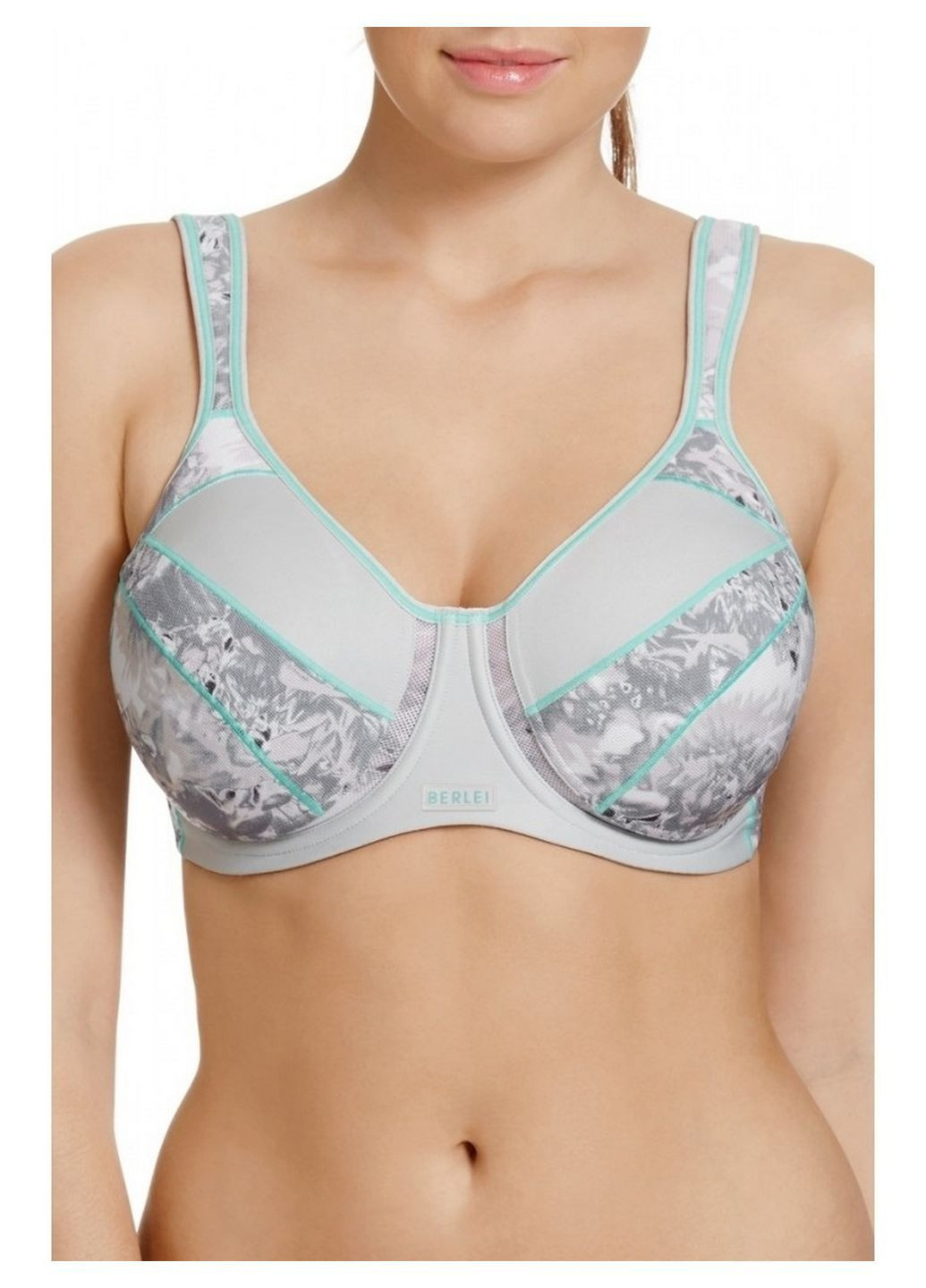 Комбинированный минимайзер бюстгальтер спортивный y533wb Berlei с косточками полиэстер, полиамид, эластан