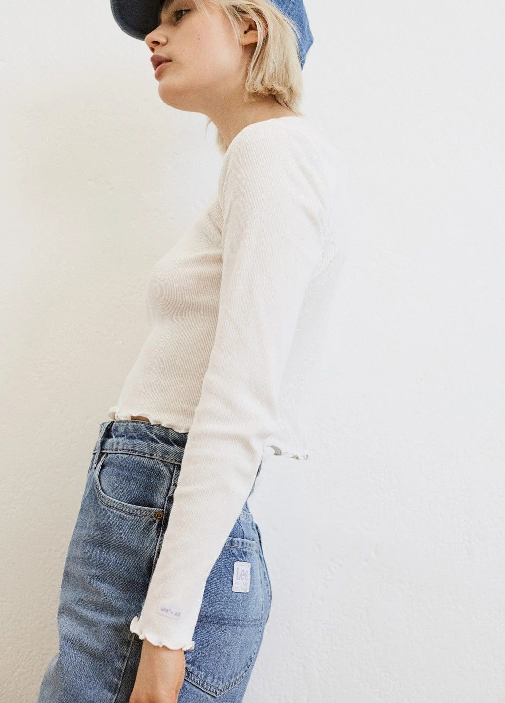 Лонгслив в рубчик H&M x Lee (307053557)