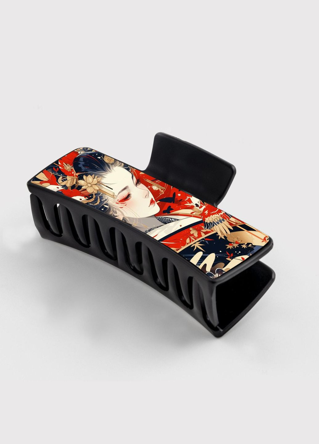 Заколка крабик для волосся жіноча затискач шпилька Japan #006 чорна No Brand (315630650)