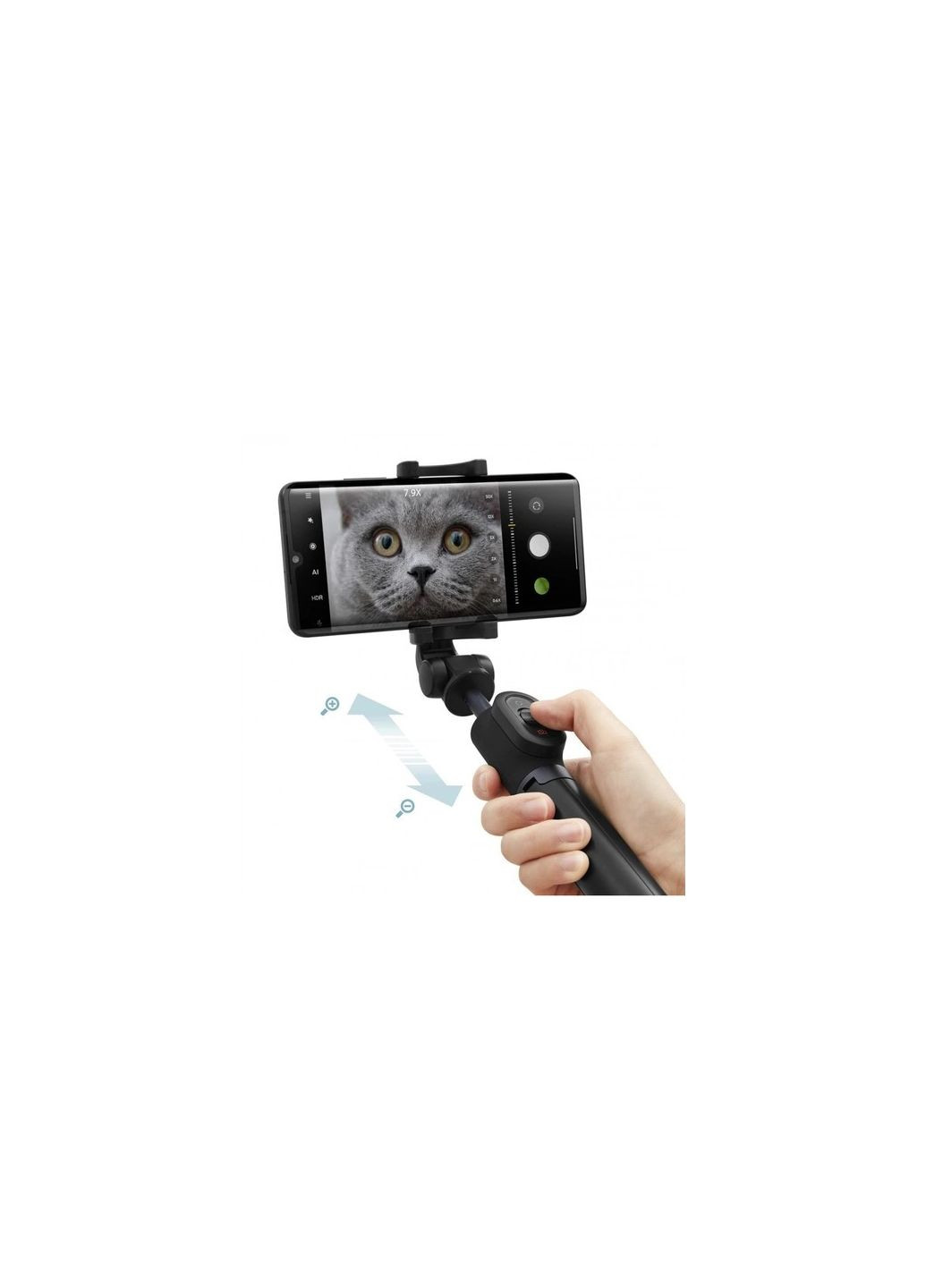 Трипод селфи штатив Mi Bluetooth Bracket Selfie Stick Tripod Zoom Black (XMZPG05YM / BHR4972CN) Xiaomi (279826280)