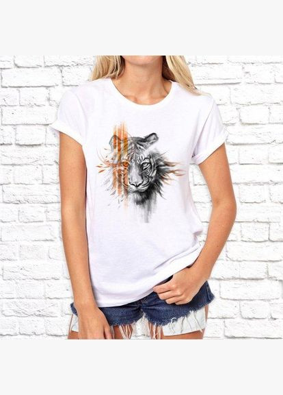 Женская с принтом Тигрица 5 Кавун футболка (316345048)