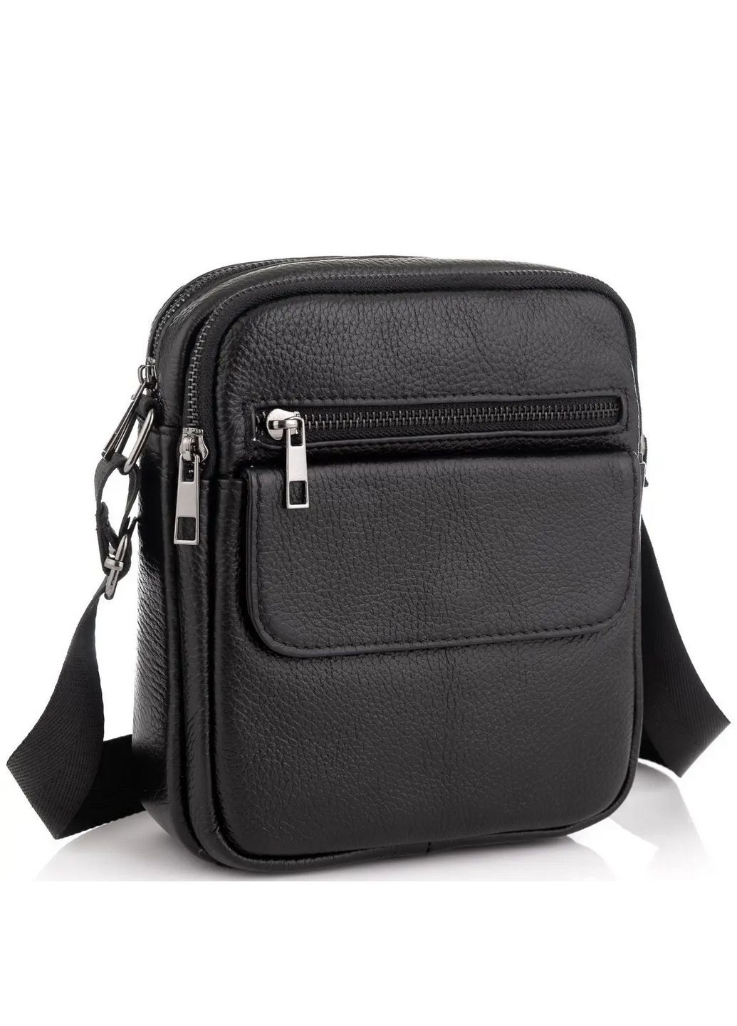 Мужская кожаная сумка через плечо 21х18х6 см Tiding Bag (315874192)