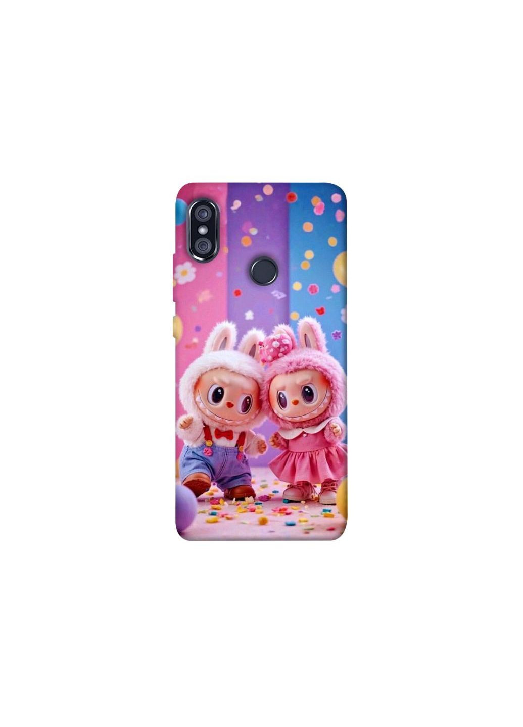 Чехол на Xiaomi Redmi Note 5 Pro / Note 5 (AI Dual Camera) Labubu twins ver.3 Frontalka (361993295)