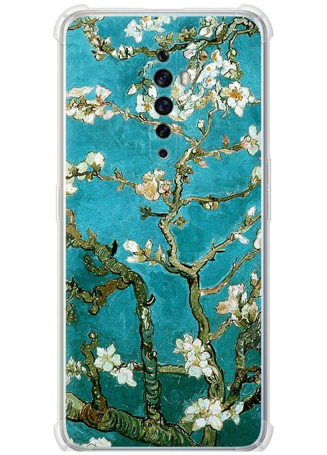 Силіконовий протиударний с посиленими кутами чохол 'Вінсент Ван Гог. Сакура' для Endorphone Oppo Reno 2Z (325487979)