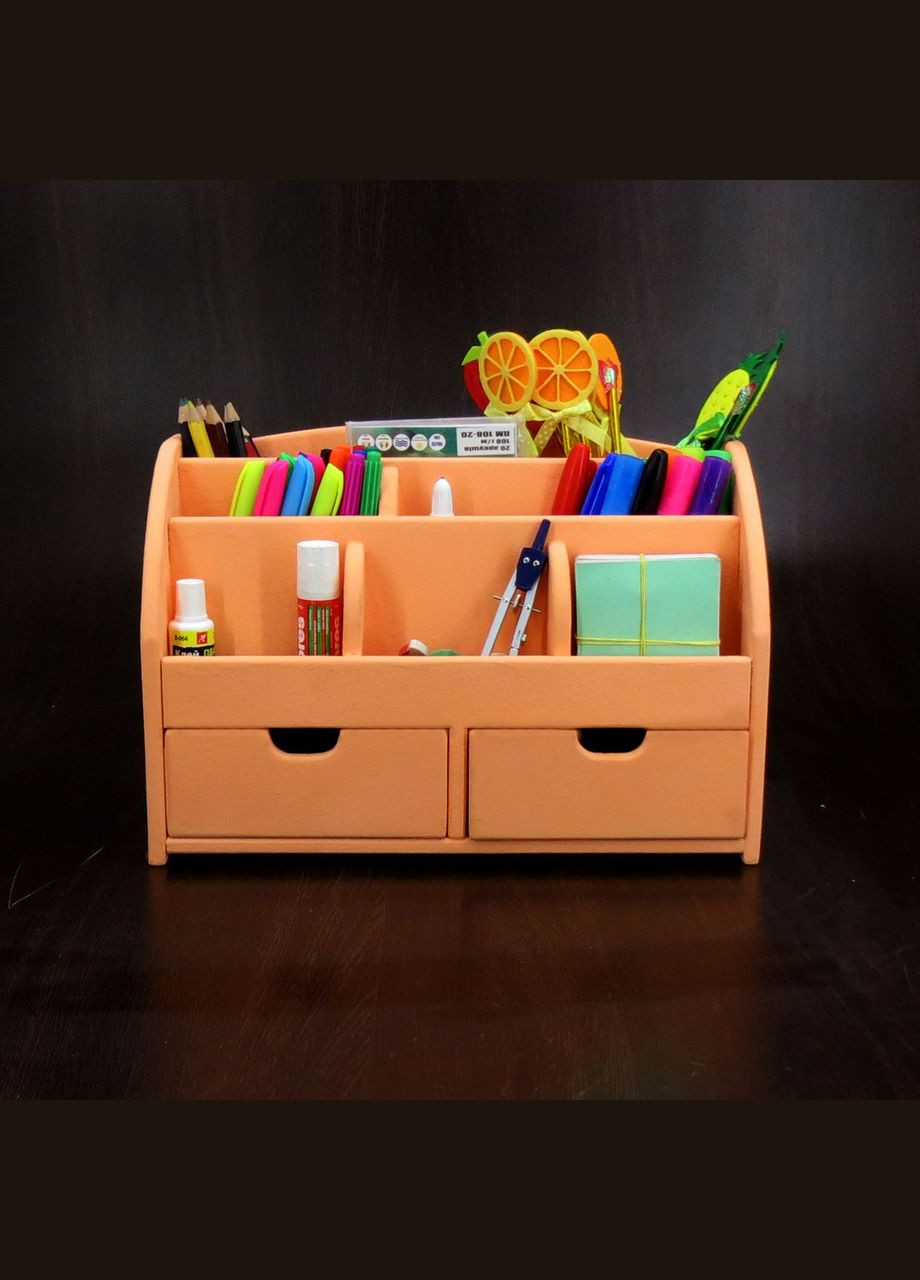 Настольный органайзер из дерева Эдгар грейпфрут (КНЦ-001354) No Brand (328225717)