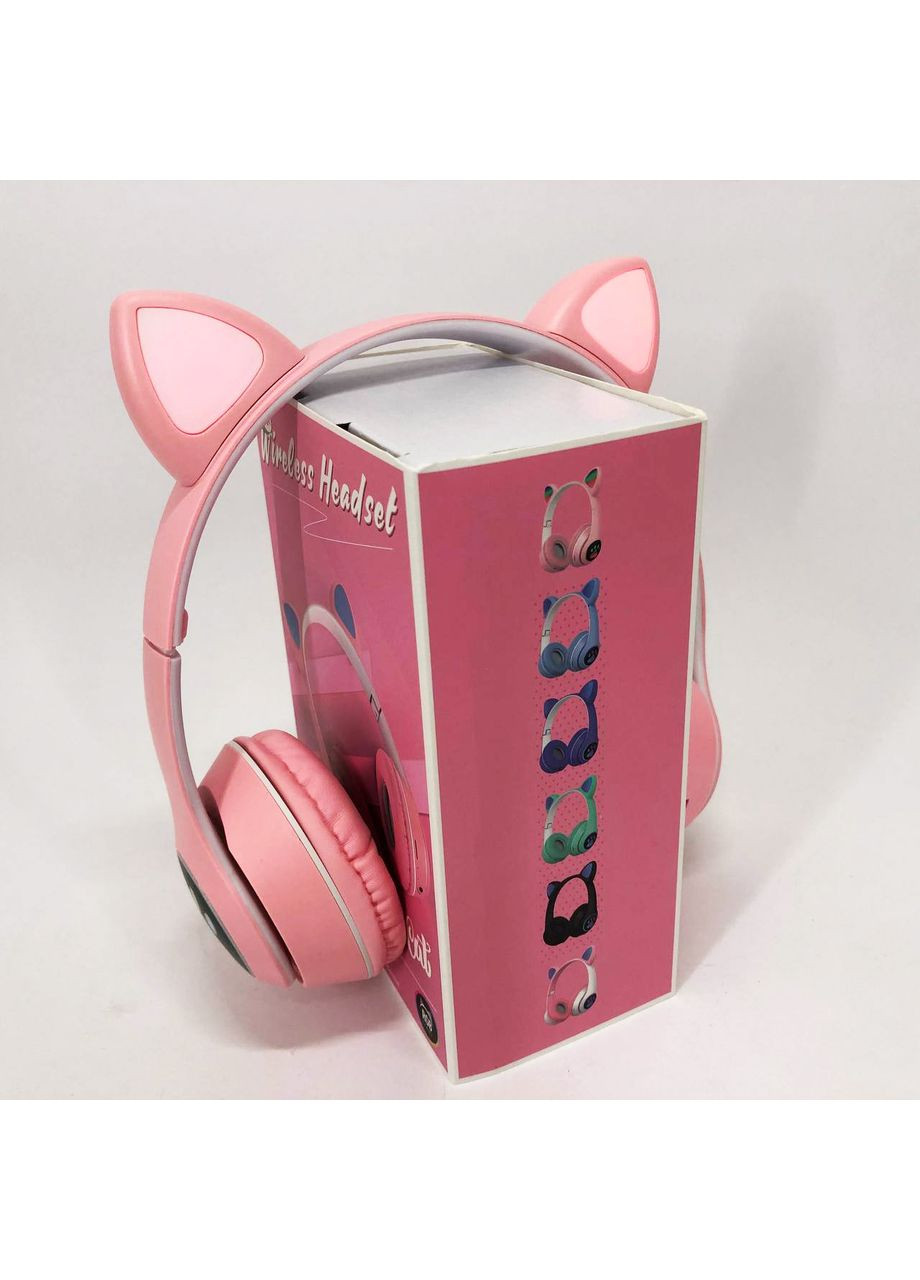 Навушники бездротові дитячі з вушками якісні Cat VZV 23M, Мультяшні навушники з котячими вушками HP-24 No Brand (361375708)