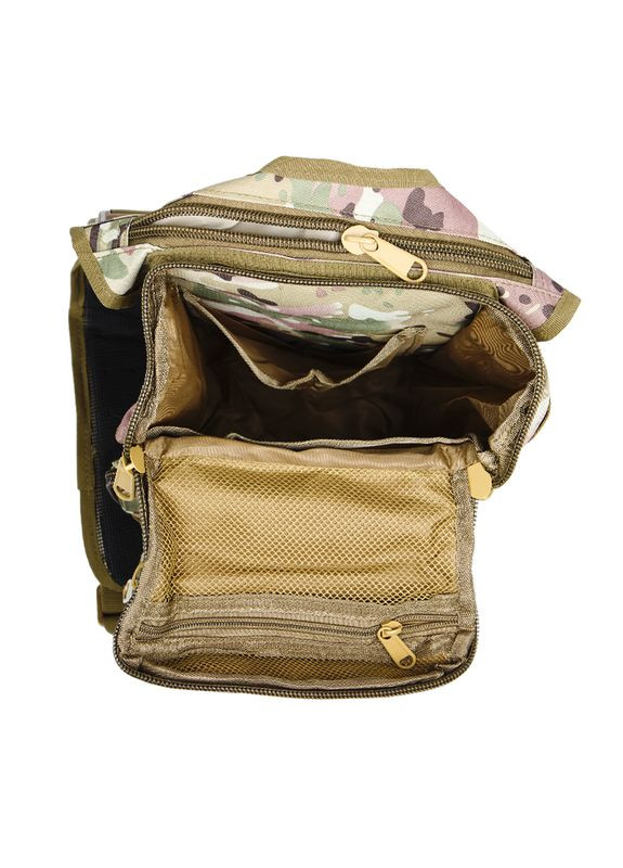 Сумка тактична через плече Outdoor A25 Camouflage CP камуфляжна з регуляцією ременя 6 шт. Aokali (352012356)