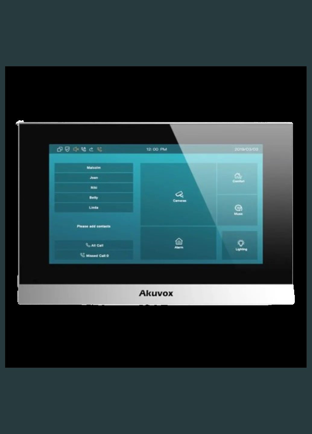 IP-відеодомофон C313N silver Akuvox (338564994)