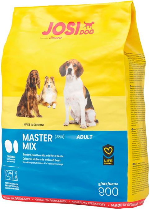 Сухой корм для собак Master Mix с умеренной активностью со столовой свеклой 900 г (4032254745594) JOSIDOG (279566501)